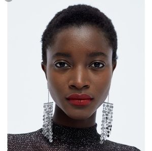 Metallic Fringed Earrings